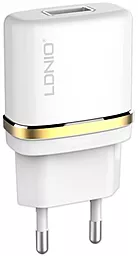 Сетевое зарядное устройство LDNio 1USB 1А Home Charger + Micro USB White (DL-AC50) - миниатюра 3