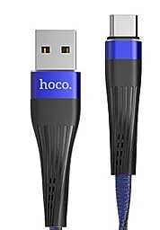 Кабель USB Hoco U39 Slender USB Type-C  Blue