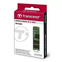 SSD Накопитель Transcend MTS820 240 GB M.2 2280 SATA 3 (TS240GMTS820) - миниатюра 2