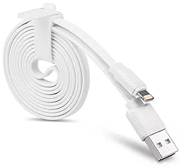 Кабель USB Hoco UPL18 Waffle Lightning Cable 2M White - миниатюра 2