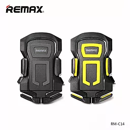 Автодержатель Remax RM-C14 Black/Yellow - миниатюра 4