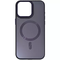 Чехол Epik TPU+Glass Sapphire Midnight Open Camera with MagSafe для Apple iPhone 15 Pro Max Deep Purple