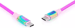 Кабель USB REAL-EL Premium Rainbow Type-C Cable Rainbow - миниатюра 4