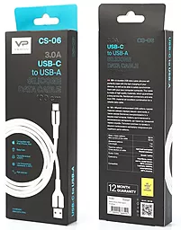 Кабель USB Veron SC06 Silicon 15w 3a USB Type-C cable white - миниатюра 5