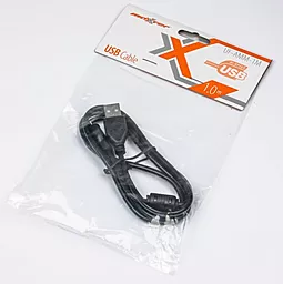 USB Кабель Maxxter 1.8M micro USB Cable Black (UF-AMM-6) - мініатюра 2