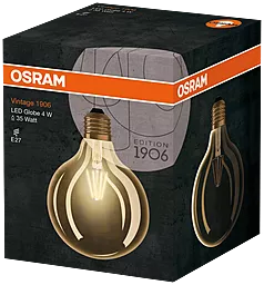Світлодіодна лампа (LED) Osram Vintage 1906 Globe 4W/824 230V E27 Gold Filament (4052899962071) - мініатюра 2
