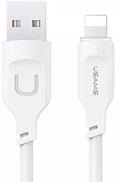 Кабель USB Usams US-SJ565 12W 2.4A 1.2M Lightning Cable White