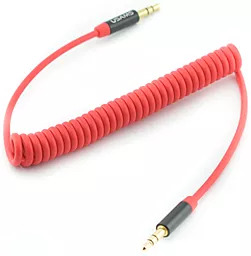 Аудио кабель Usams US-SJ256 AUX mini Jack 3.5mm M/M Cable 1.2 м red - миниатюра 3