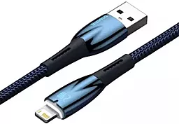 Кабель USB Baseus Glimmer Series 12W 2.4A USB-Lightning Cable Blue (CADH000203) - миниатюра 4