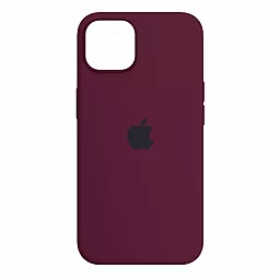 Чехол Silicone Case Full для Apple iPhone 15 Pro Max Marsala