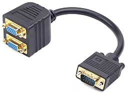 Видео переходник (адаптер) Cablexpert 2хHD15F/HD15M (CC-VGAX2-20CM) 0.2m