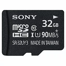 Карта пам'яті Sony microSDHC 32GB Class 10 UHS-1 U1 + SD-адаптер (SR-32UY3A/T) - мініатюра 2