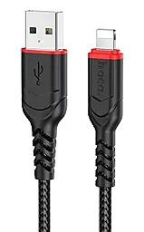 Кабель USB Hoco X59 12w 2.4a 2m Lightning cable  black