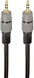 Аудио кабель Cablexpert AUX mini Jack 3.5mm M/M Cable 1.5 м black (CCAP-3535MM-1.5M)