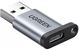 Адаптер-переходник Ugreen US276 M-F USB 3.0 -> USB Type-C 3.1 Gray - миниатюра 2