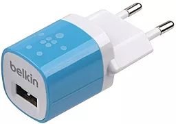Сетевое зарядное устройство Belkin Mixit Home Charger 1A Blue (BK017E / F8J017_HC) - миниатюра 2