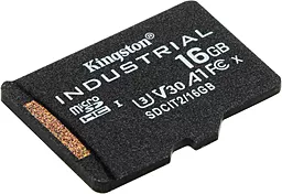 Карта памяти Kingston 16 GB microSDHC UHS-I (U3) V30 A1 Industrial (SDCIT2/16GBSP) - миниатюра 2