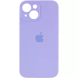 Чехол Silicone Case Full Camera for Apple IPhone 14 Elegant Purple