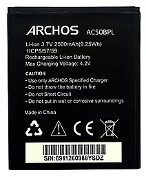 Аккумулятор Archos 50b Platinum / AC50BPL (2500 mAh) 12 мес. гарантии - миниатюра 2