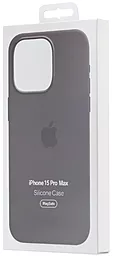 Чехол Apple Silicone Case Full with MagSafe and SplashScreen для Apple iPhone 15 Pro Max Clay - миниатюра 3