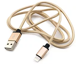 USB Кабель ExtraDigital Lightning Gold - мініатюра 2