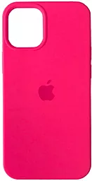 Чехол Silicone Case Full для Apple iPhone 12 Mini Hot Pink
