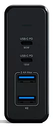 Сетевое зарядное устройство с быстрой зарядкой Satechi Pro Type-C PD Desktop Charger Grey - миниатюра 3