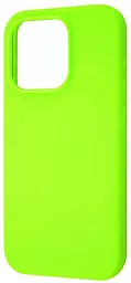 Чехол Wave Full Silicone Cover для Apple iPhone 15 Pro Max Lime Green