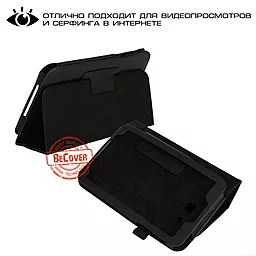 Чохол для планшету BeCover Slimbook case Samsung T110 Galaxy Tab 3 7.0 Lite Black (700577) - мініатюра 2