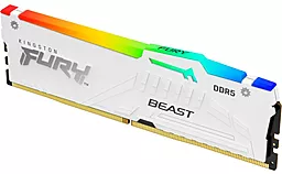 Оперативна пам'ять Kingston Fury 32 GB DDR5 5600 MHz Beast RGB White (KF556C40BWA-32)