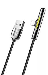 Кабель USB Hoco U65 Colorful Magic Lightning Cable Black - миниатюра 4