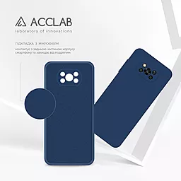 Чехол ACCLAB SoftShell для Xiaomi Poco X3 Blue - миниатюра 5