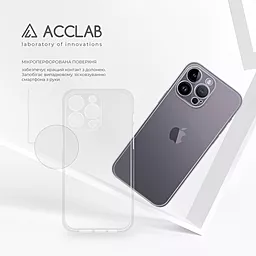 Чехол ACCLAB TPU для Apple iPhone 14 Pro Max Transparent - миниатюра 4