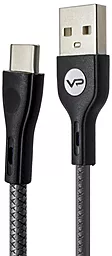 USB Кабель Veron CV-01 Nylon USB Type-C Cable Gray