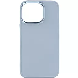 Чехол Epik TPU Bonbon Metal Style для Apple iPhone 13 Pro (6.1") Голубой / Mist blue