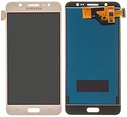 Дисплей Samsung Galaxy J5 J510 2016 с тачскрином, (TFT), Gold