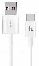Кабель USB Hoco UPT02 Knitted USB Type-C Cable White