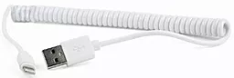 Кабель USB Cablexpert Lightning Cable 1.5м витой White (CC-LMAM-1.5M-W)