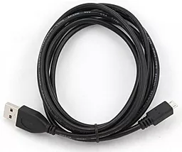 Кабель USB Cablexpert 3M micro USB Cable Black (CCP-mUSB2-AMBM-10) - миниатюра 2