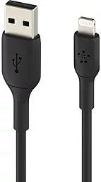 Кабель USB Belkin PVC Lightning Cable Black (CAA001BT1MBK) - миниатюра 4