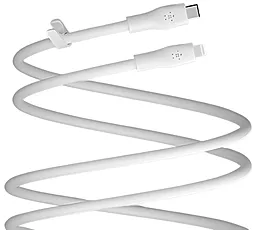 Кабель USB PD Belkin BoostCharge Flex 20W 2M USB Type-C - Lightning Cable White (CAA009bt2MWH) - миниатюра 6