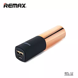 Повербанк Remax Lipmax (RPL-12) 2400 mAh Gold - миниатюра 4