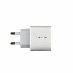 Сетевое зарядное устройство Borofone Borofone BA61A 5V 2,1A 10.5W Type-C to Lightning White - миниатюра 4