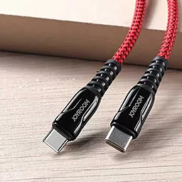 Кабель USB PD Joyroom S-1230K1 60W 1.2M USB Type-C - Type-C Cable Red - миниатюра 2