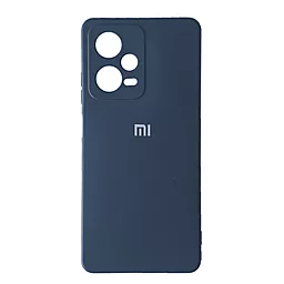Чехол 1TOUCH Silicone Case Full for Xiaomi Redmi Note 12 Pro 5G Navy Blue