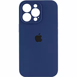 Чехол Silicone Case Full Camera для Apple iPhone 15 Pro Max Dark Blue
