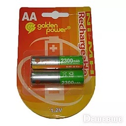 Аккумулятор Golden Power AA (R6) 2300mAh NiMH 1шт - миниатюра 2
