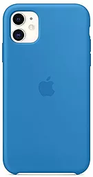 Чехол Apple Silicone Case PB for iPhone 11 Surf Blue
