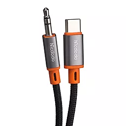 Аудіо кабель McDodo Castle Series Aux mini Jack 3.5 mm - USB Type-C M/M Cable 1.2 м black (CA-0820) - мініатюра 5