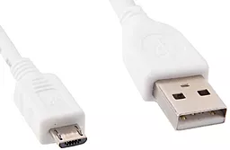 Кабель USB Cablexpert Premium Micro USB Cable 0.5m White (CCP-mUSB2-AMBM-W-0.5M) - миниатюра 2